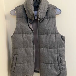 Old Navy Charcoal Puffer Vest